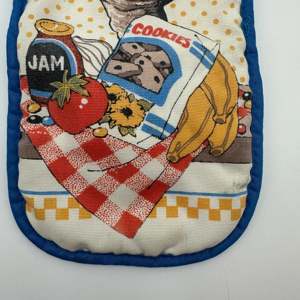 Vintage 1982 ET The Extra Terrestrial Oven Mitt Blue Quilted Movie Memorabilia